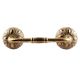 Golden Flower Ceramic Bridge Handle